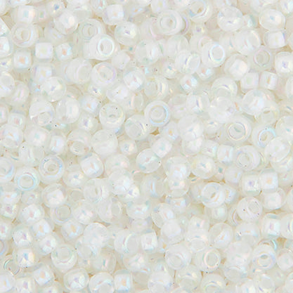 Miyuki Seed Bead 11/0 White AB Lined-Dyed - 22g Vials
