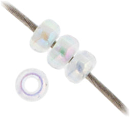Miyuki Seed Bead 11/0 White AB Lined-Dyed 250g