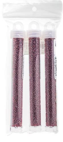 Miyuki Seed Bead 11/0 Garnet Gold Luster - 22g Vials