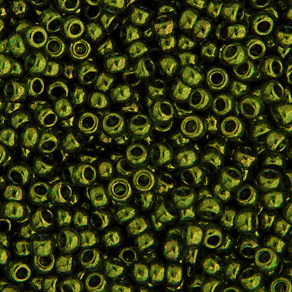 Miyuki Seed Beads Olive Gold Luster - 22g Vials