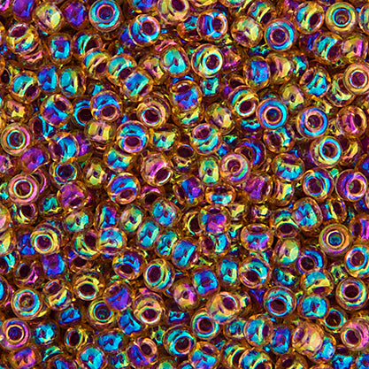 Miyuki Seed Beads Purple Rainbow Opaque Iris/AB 250g
