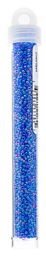 Miyuki Seed Bead 11/0 Blue Violet AB Lined-Dyed - 22g Vials