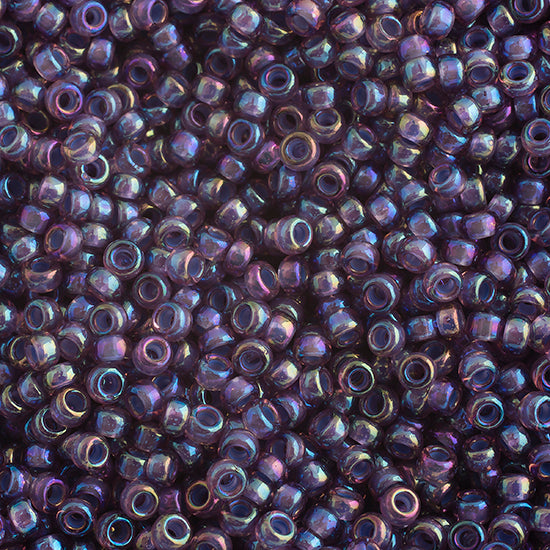 Miyuki Seed Beads Lined Light Amethyst AB - 22g Vials
