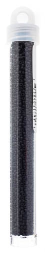 Miyuki Seed Beads Opaque Black Matte - 22g Vials