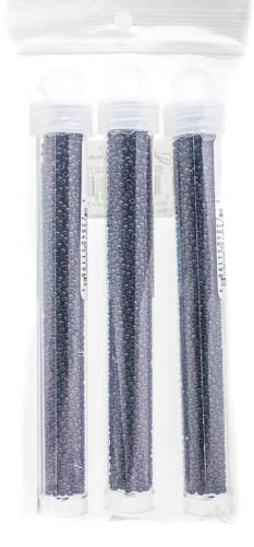 Miyuki Seed Beads Opaque Black - 22g Vials