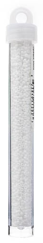 Miyuki Seed Beads Opaque Chalk White Matte - 22g Vials