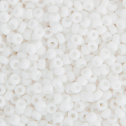 Miyuki Seed Beads Opaque Chalk White 250g