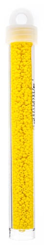 Miyuki Seed Beads Opaque Yellow - 22g Vials