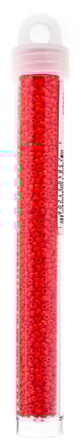 Miyuki Seed Beads Opaque Red Vermillion - 22g Vials