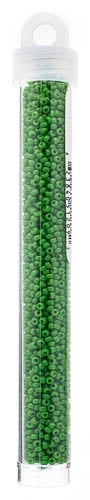 Miyuki Seed Bead Opaque Green Pea - 22g Vials