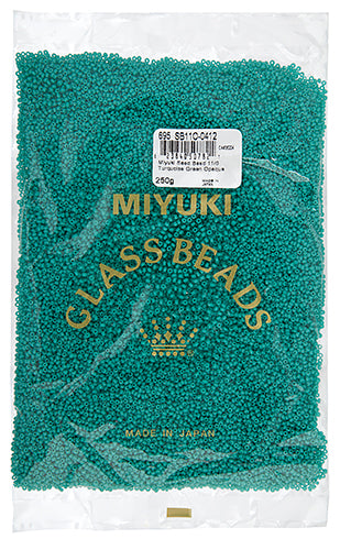 Miyuki Seed Beads Opaque Turquoise Green 250g