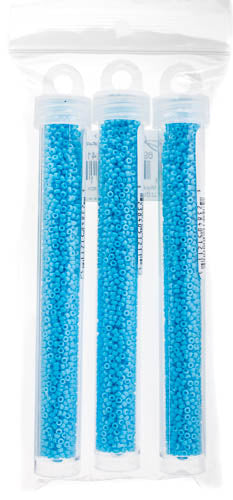 Miyuki Seed Beads Opaque Light Blue - 22g Vials