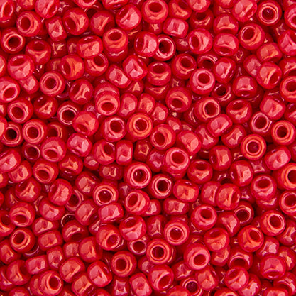 Miyuki Seed Bead 11/0 Red Opaque Luster - 22g Vials
