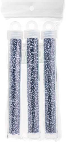 Miyuki Seed Beads Gunmetal - 22g Vials