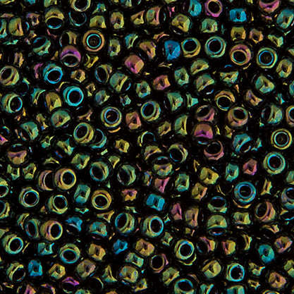 Miyuki Seed Beads Opaque Green Iris - 22g Vials