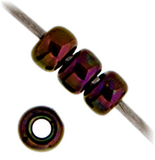Miyuki Seed Bead 11/0 Purple Opaque Iris - 22g Vials