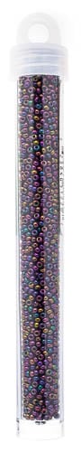 Miyuki Seed Bead 11/0 Purple Opaque Iris - 22g Vials