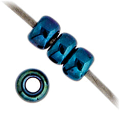 Miyuki Seed Bead 11/0 Gunmetal Opaque Iris 250g