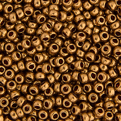 Miyuki Seed Beads Light Bronze Opaque Metallic - 22g Vials