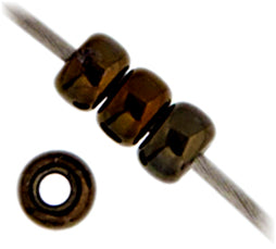 Miyuki Seed Beads Brown Opaque Iris - 22g Vials