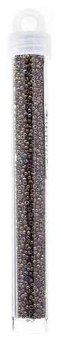 Miyuki Seed Beads Brown Opaque Iris - 22g Vials