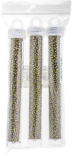 Miyuki Seed Beads Metallic Olive - 22g Vials