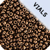 Miyuki Seed Bead 11/0 Chocolate Metallic - 22g Vials