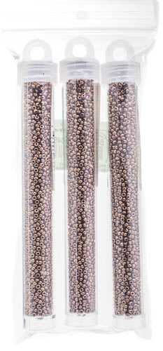 Miyuki Seed Bead 11/0 Chocolate Metallic - 22g Vials
