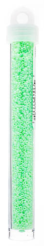 Miyuki Seed Bead 11/0 Light Crystal Green - 22g Vials