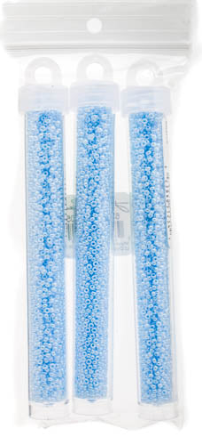 Miyuki Seed Bead 11/0  Light Crystal Sapphire - 22g Vials