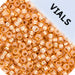 Miyuki Seed Bead 11/0 Light Apricot Silver Lined Dyed Alabaster - 22g Vials