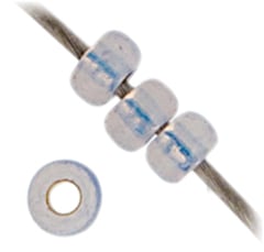 Miyuki Seed Bead 11/0 Smoke Grey Silverlined Opal Dyed Alabaster - 22g Vials