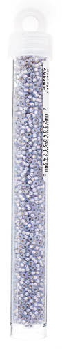 Miyuki Seed Bead 11/0 Smoke Grey Silverlined Opal Dyed Alabaster - 22g Vials