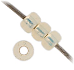 Miyuki Seed Bead 11/0 Butter Cream Silverlined Dyed Alabaster - 22g Vials