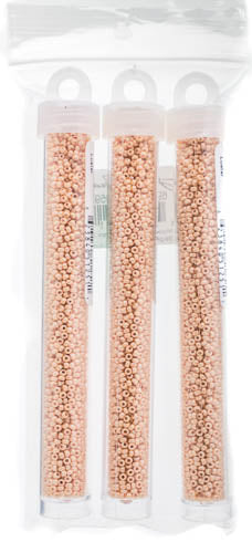 Miyuki Seed Beads Beige Glazed Luster - 22g Vials