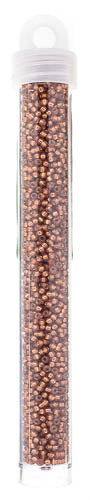 Miyuki Seed Beads Rose Bronze Silver Lined Dyed Alabaster - 22g Vials