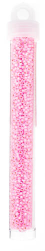 Miyuki Seed Beads Pink Dyed Alabaster Silver Lined - 22g Vials