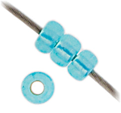 Miyuki Seed Bead 11/0 Aqua Silver Lined Dyed Alabaster 250g
