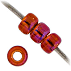 Miyuki Seed Bead 11/0 Dark Topaz Silver Lined AB - 22g Vials