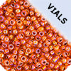 Miyuki Seed Bead 11/0 Light Orange Silver Lined AB - 22g Vials
