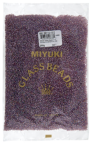 Miyuki Seed Bead 11/0 Smoky Amethyst Silver Lined AB 250g
