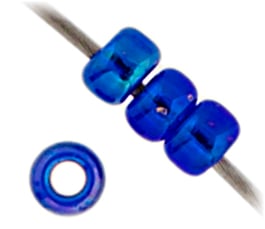 Miyuki Seed Bead 11/0 Cobalt Silver Lined AB - 22g Vials