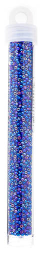 Miyuki Seed Bead 11/0 Cobalt Silver Lined AB - 22g Vials
