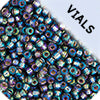 Miyuki Seed Bead 11/0 Grey Silver Lined AB - 22g Vials