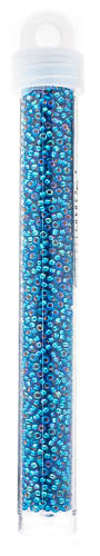 Miyuki Seed Bead 11/0 Capri Blue Silver Lined AB - 22g Vials