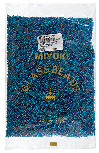 Miyuki Seed Bead 11/0 Capri Blue Silver Lined AB 250g