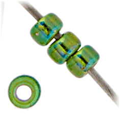 Miyuki Seed Bead 11/0 Olive Silver Lined AB - 22g Vials
