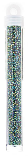 Miyuki Seed Bead 11/0 Olive Silver Lined AB - 22g Vials