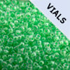 Miyuki Seed Bead 11/0 Color Lined Lime Green Luminous Neon Color - 22g Vials