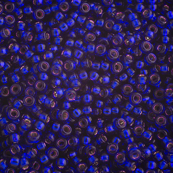 Miyuki Seed Beads Dark Violet Silver lined Dyed - 22g Vials